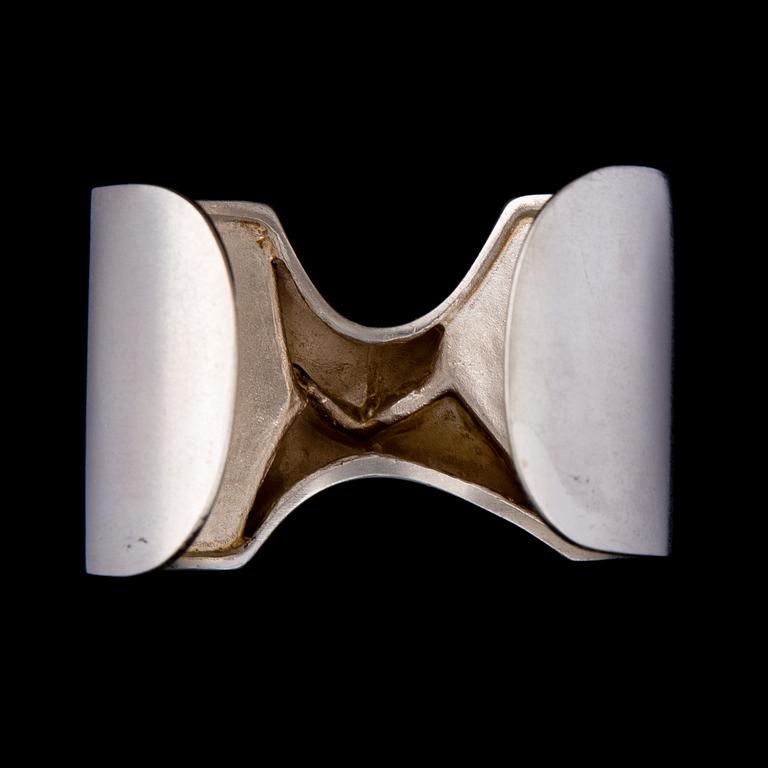 BJÖRN WECKSTRÖM, A BRACELET, sterling silver, A Man from Mercurius, Lapponia 1970.