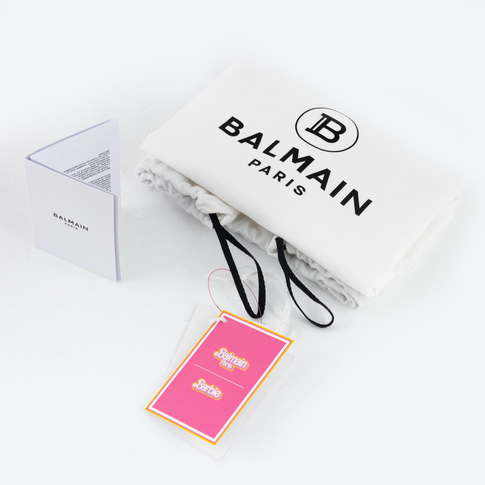 Balmain X Barbie PVC Shopper Tote Bag, limited edition, 2022.