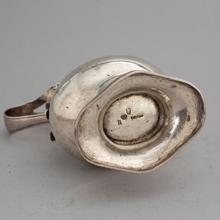 PEHR ZETHELIUS, a Swedish silver jug, Stockholm, 1775.