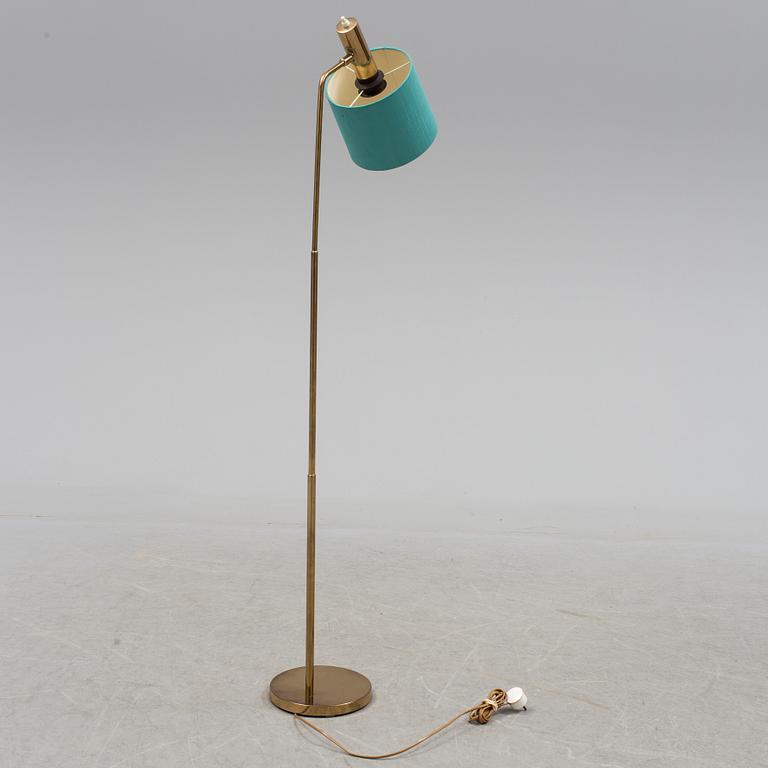 A BRASS FLOOR LAMP, Bergbom G03, second half of the 20th century.