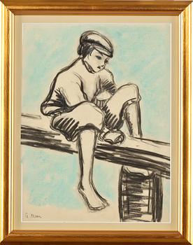 Agnes Cleve · AGNES CLEVE, pastell, signerade.