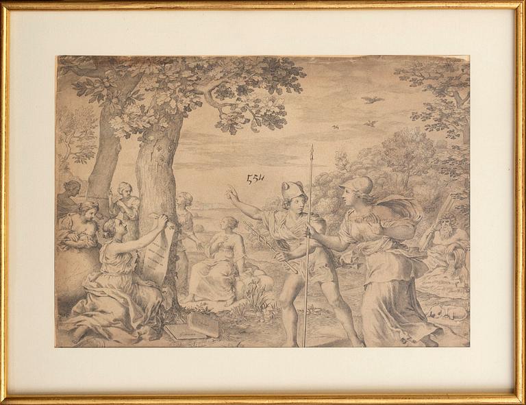 CLAUDE MELLAN, engraving, unsigned.