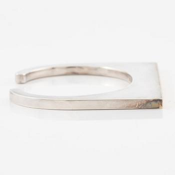 Sigurd Persson, arm ring, silver with gilding, Stockholm 1997.
