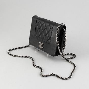 Chanel, a black leather 'Mademoiselle' handbag, 2016-2017.