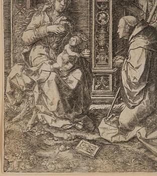 Dirk Jacobsz Vellert, "St. Bernard Adoring the Christ Child".