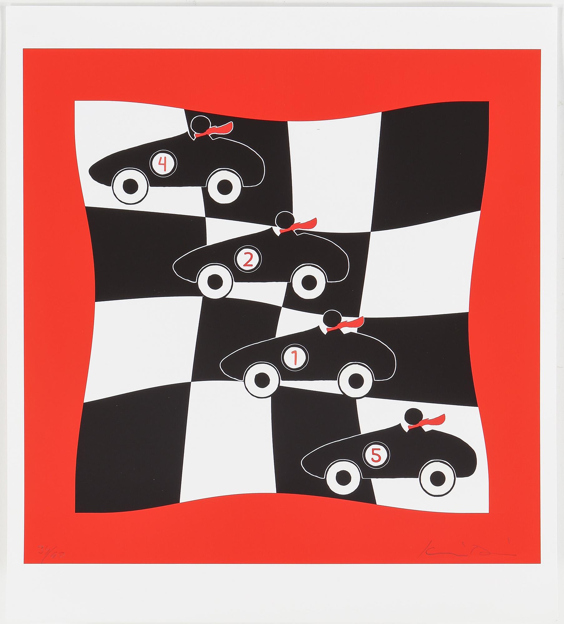 KARIN DAHLIN, färglitografier, 2 st, signerade och numrerade 34/90 samt 41/90.