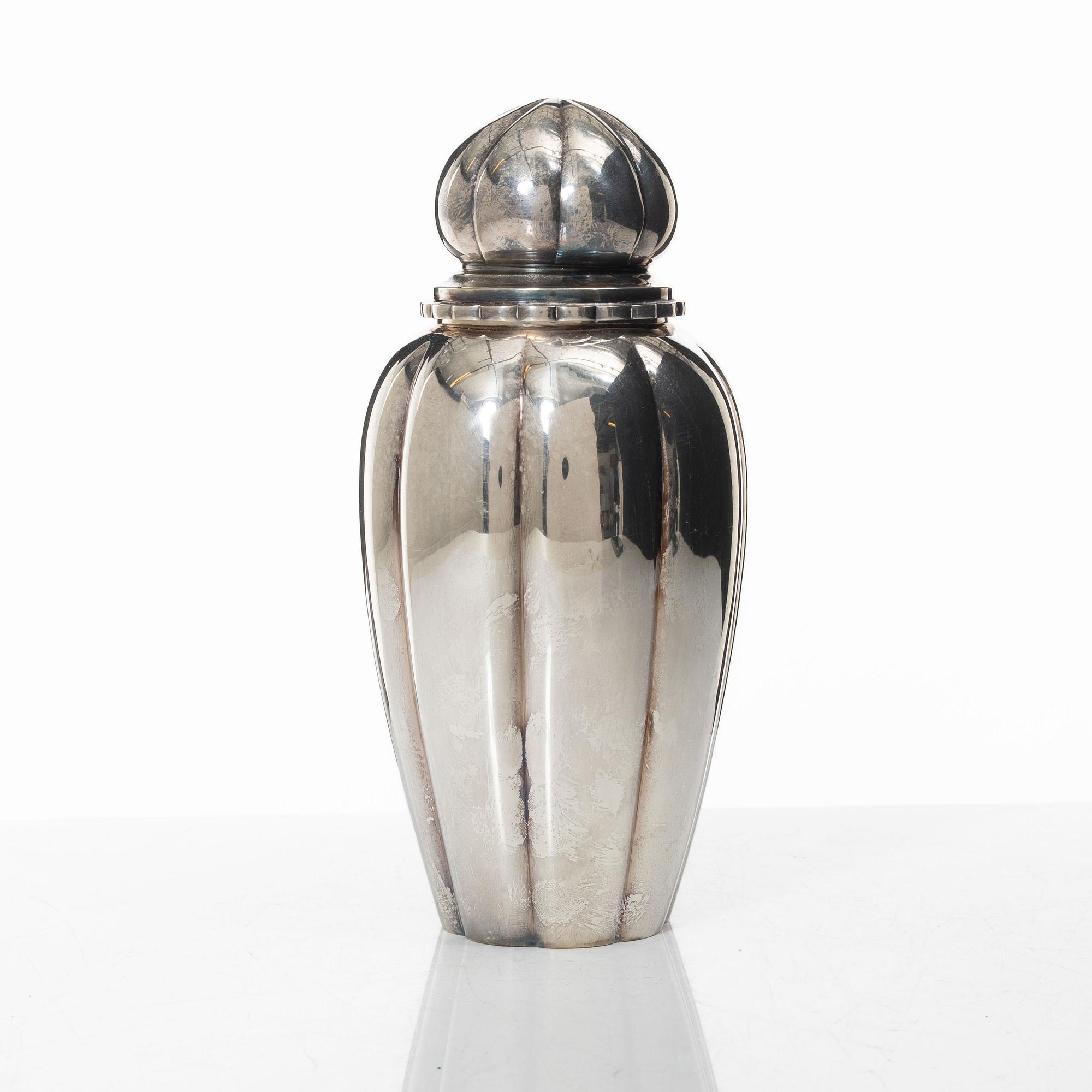 Cohr, cocktailshaker, silver, Danmark 1944.