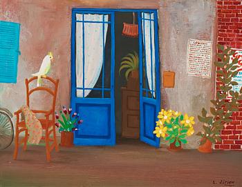121. Lennart Jirlow, The blue door.