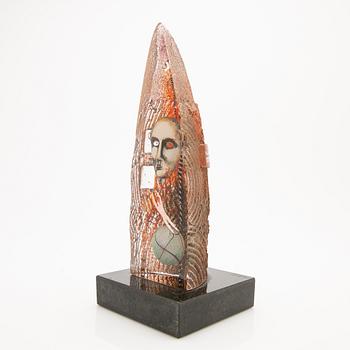Bertil Vallien, skulptur, "Orbit", Kosta Boda.