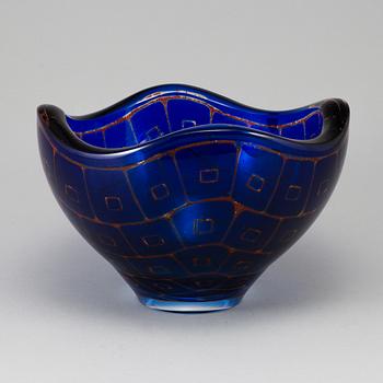 SVEN PALMQVIST, skål, glas, "Ravenna", Orrefors.