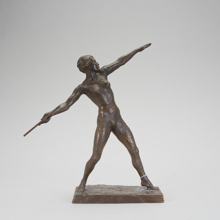 ASTRID BEGAS, skulptur, brons, signerad.