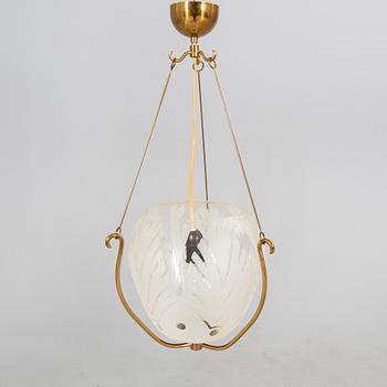 A Swedish Modern 1940s ceiling pendant.