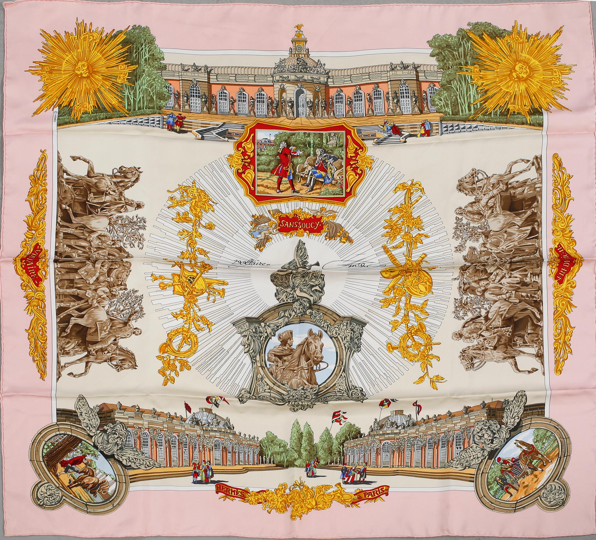 SCARF, "Sanssoucy", Hermès.