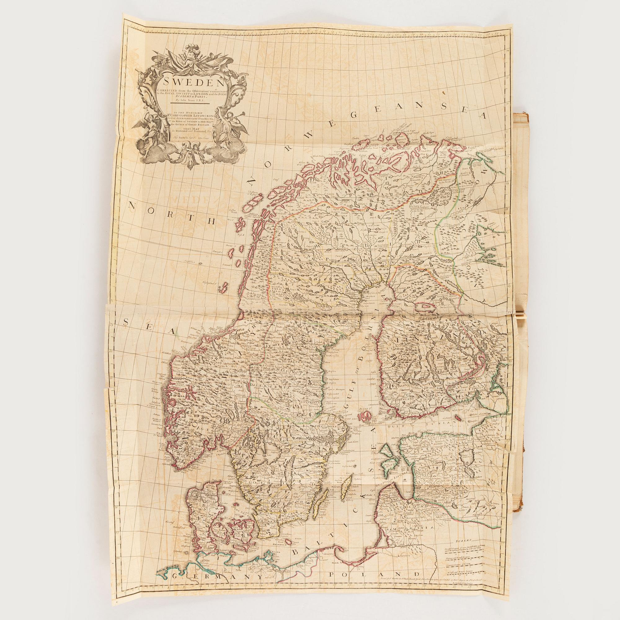 Atlas with 32 engraved maps.