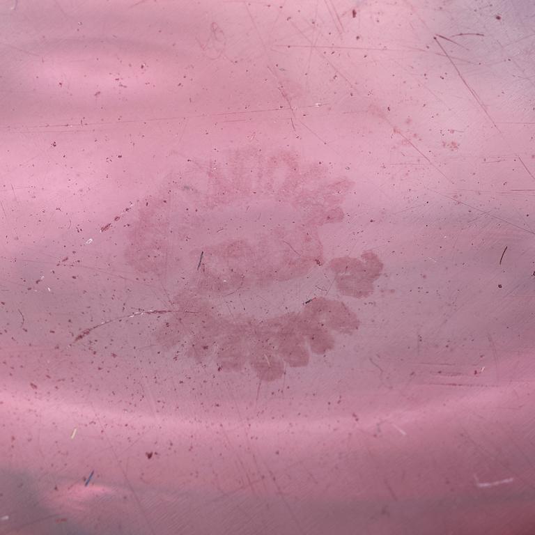 Tyra Lundgren, a set of two glass dove sculptures model "10627", Venini, Murano, Italy, post 1938.