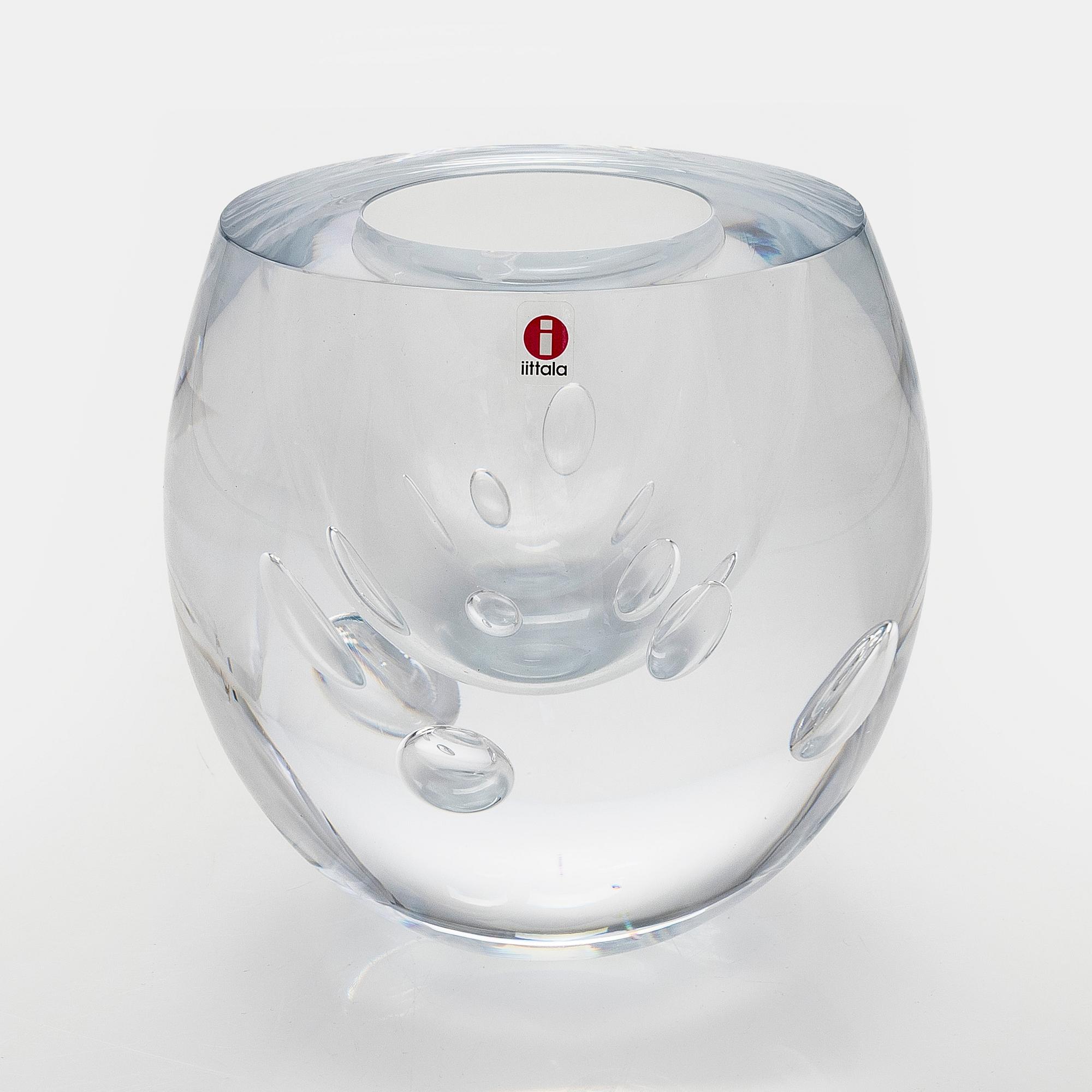 Timo Sarpaneva, glasskulptur, "Claritas", signerad Timo Sarpaneva Iittala 2007.