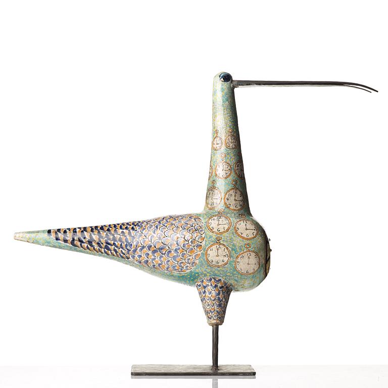 Birger Kaipiainen, a ceramic sculpture of a bird, Arabia, Finland 1958.