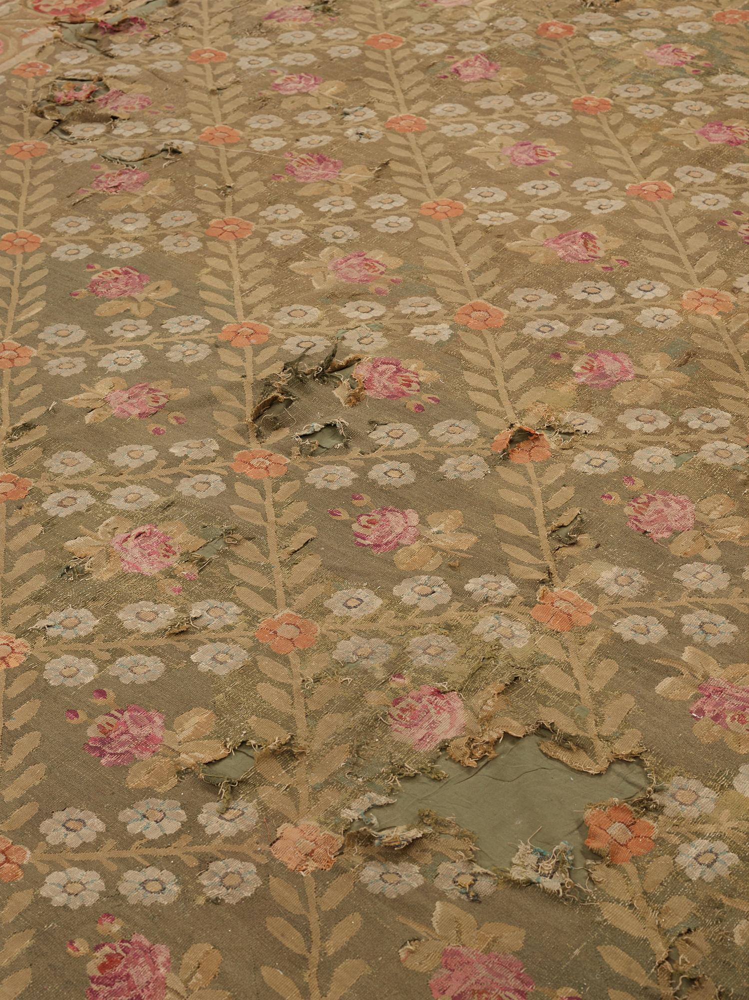 MATTO, tapestry weave, ca 561-564,5 x 354-360 cm, Aubusson, France the middle to the end of the 19th century.