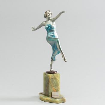 OTTO HAFENRICHTER, Art Deco Bronce sculpture Otto Haffenrichter.