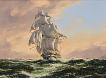 John Bentham Dinsdale, "Oxford" of the Black Ball Packet Line.