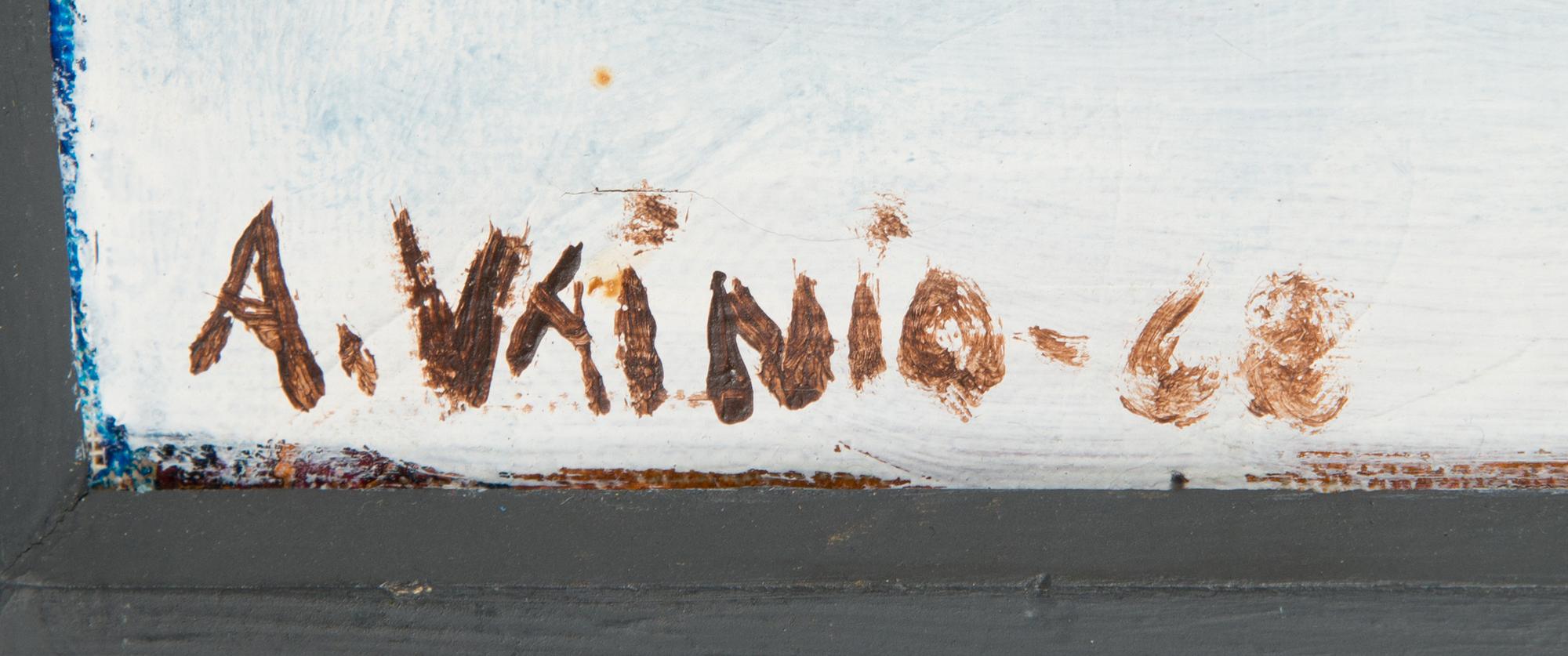 Armas Vainio, öljy kankaalle, signeerattu ja päivätty-68.