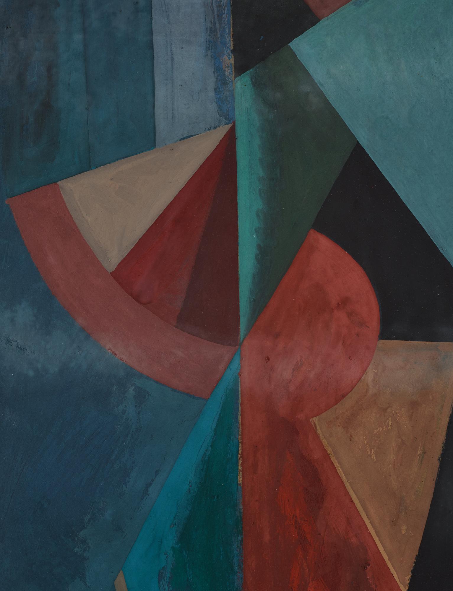 C Göran Karlsson, tempera on paper, signed and dated -89.