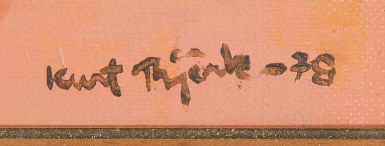 Kurt Björk, olja på duk, signerad och daterad -78.