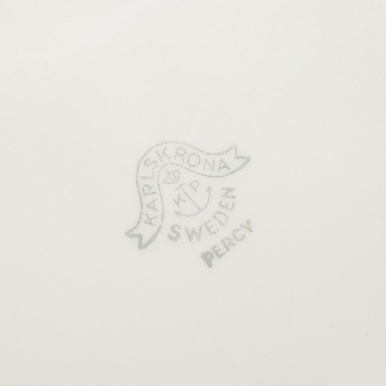 SERVIS, 47 delar, porslin, "Casablanca", Arthur Percy, Karskrona.