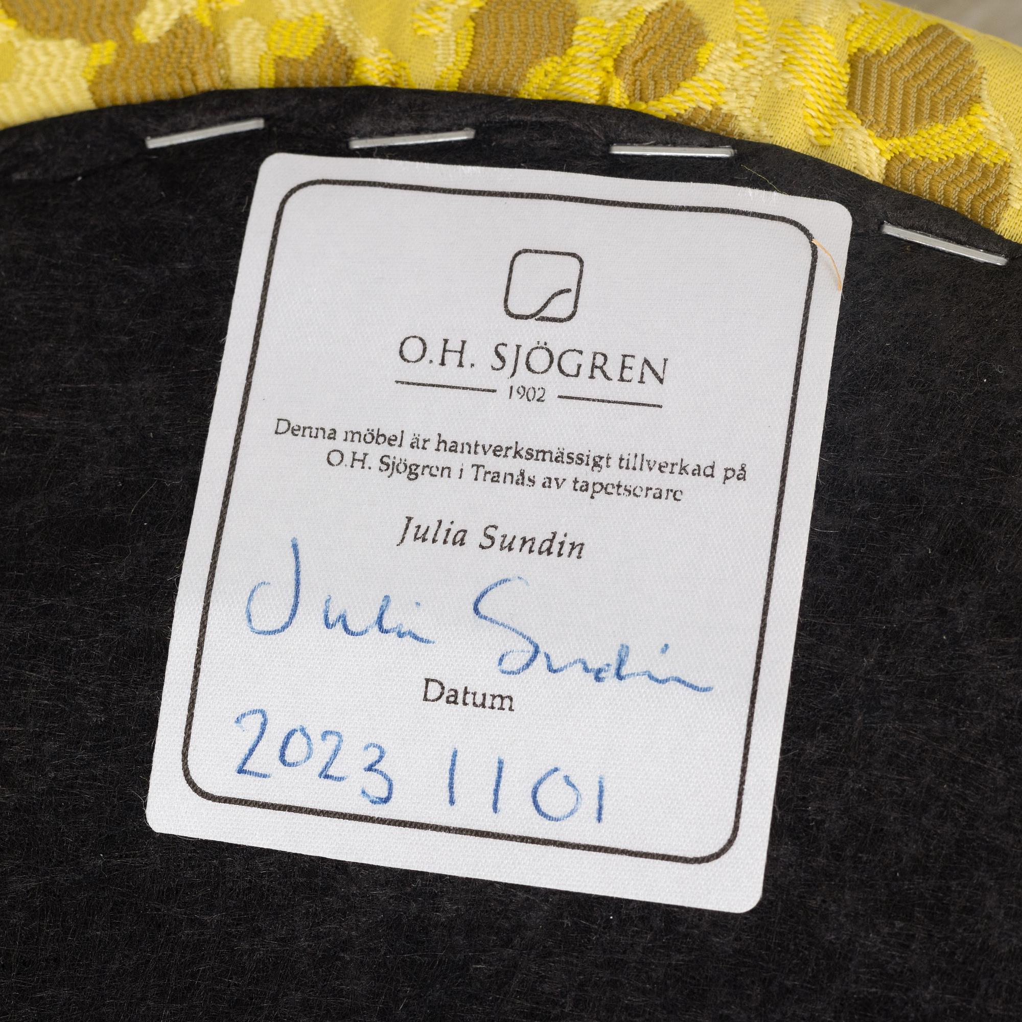 Josef Frank, pall modell B 530, Firma Svenskt Tenn 2023.