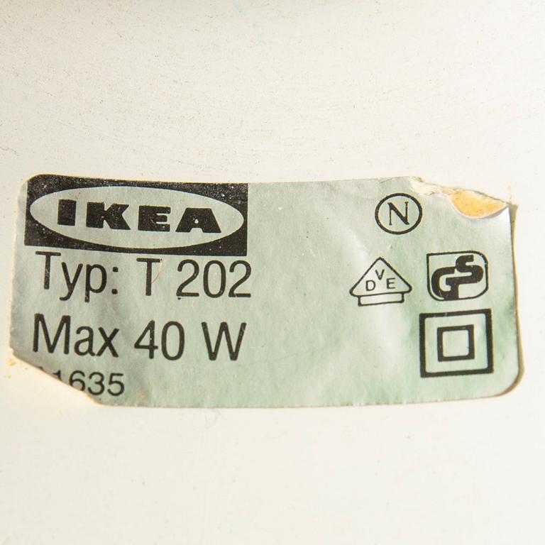 Bernt Boysen, fönsterlampor/taklampor, 3 st, "Duett", IKEA, modellen formgiven 1983.