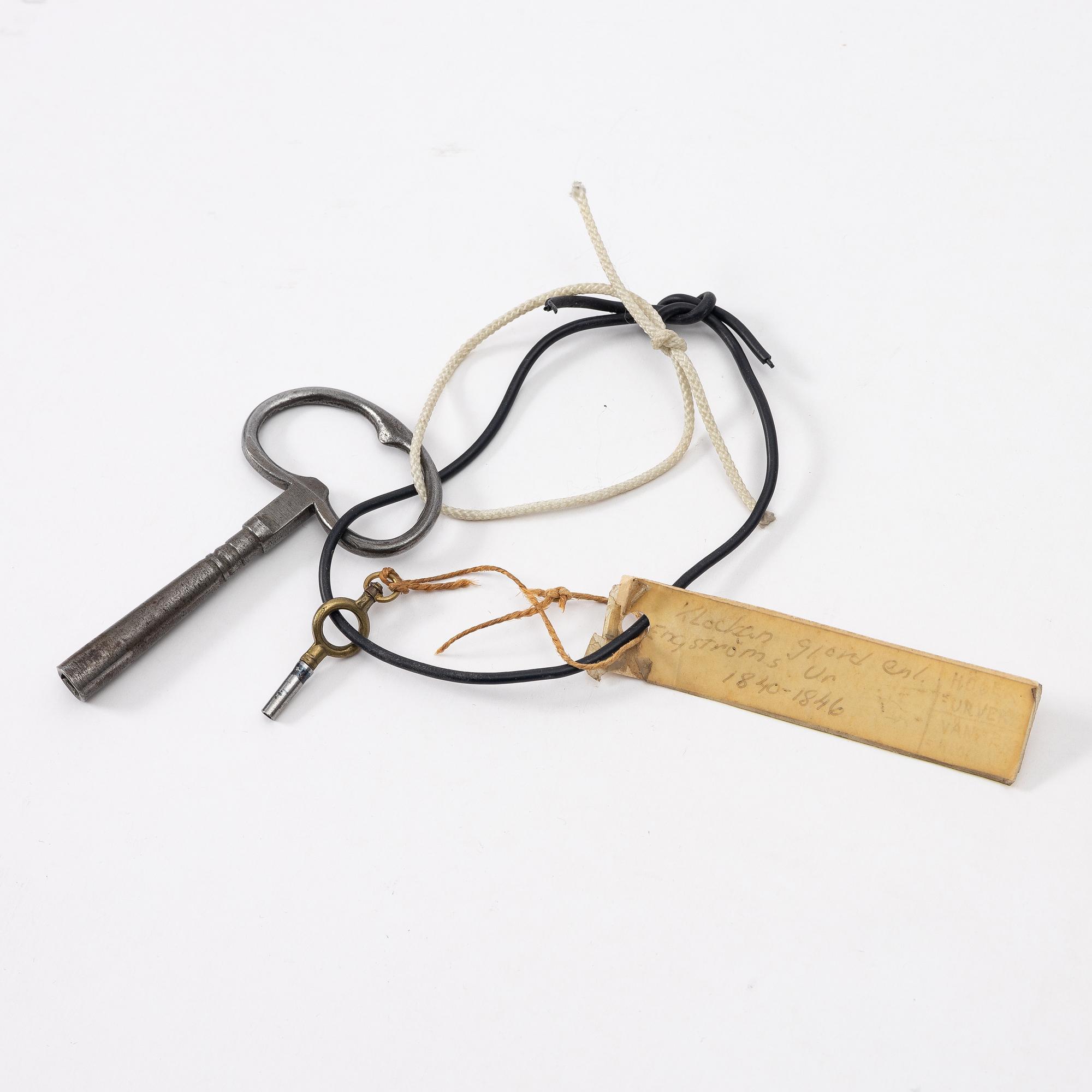 Wall clock, Carl Peter Zetterman Gefle. (1810-1894).