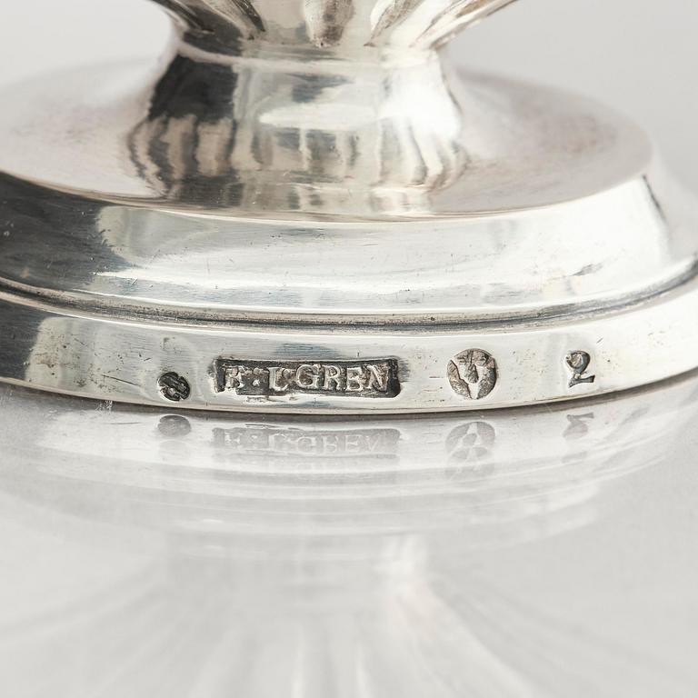 Erik Löfgren, gräddkanna, silver, (verksam 1786-1796) Umeå. Gustaviansk.