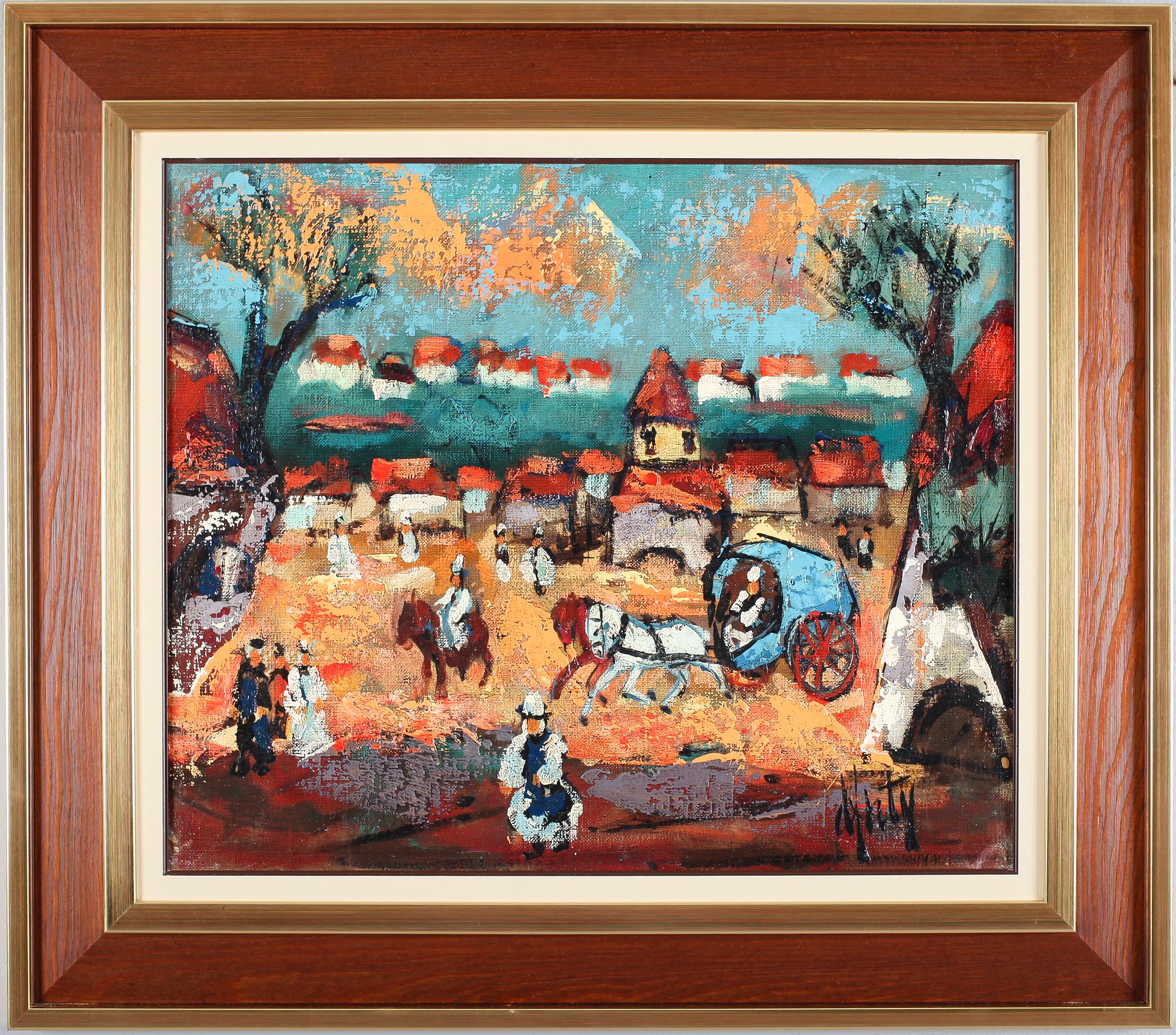 HENRY D'ANTY, olja på duk, signerad.