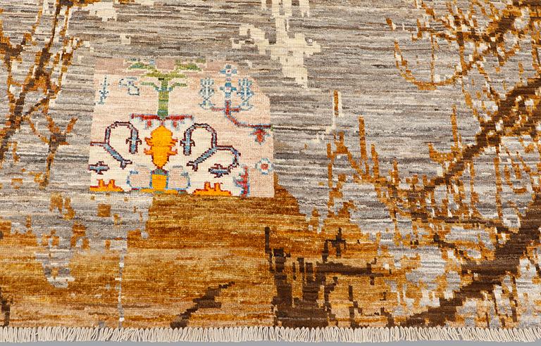 An oriental carpet, ca 229 x 164 cm.