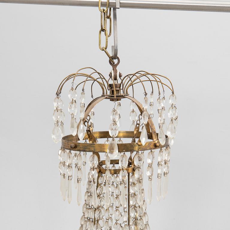 Chandelier, Gustavian style, 20th century.