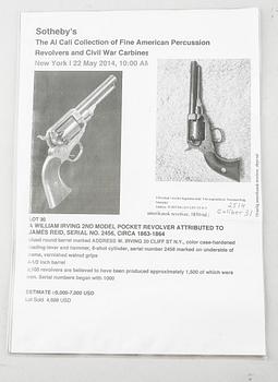 REVOLVER, William Irving, 1800-talets mitt.