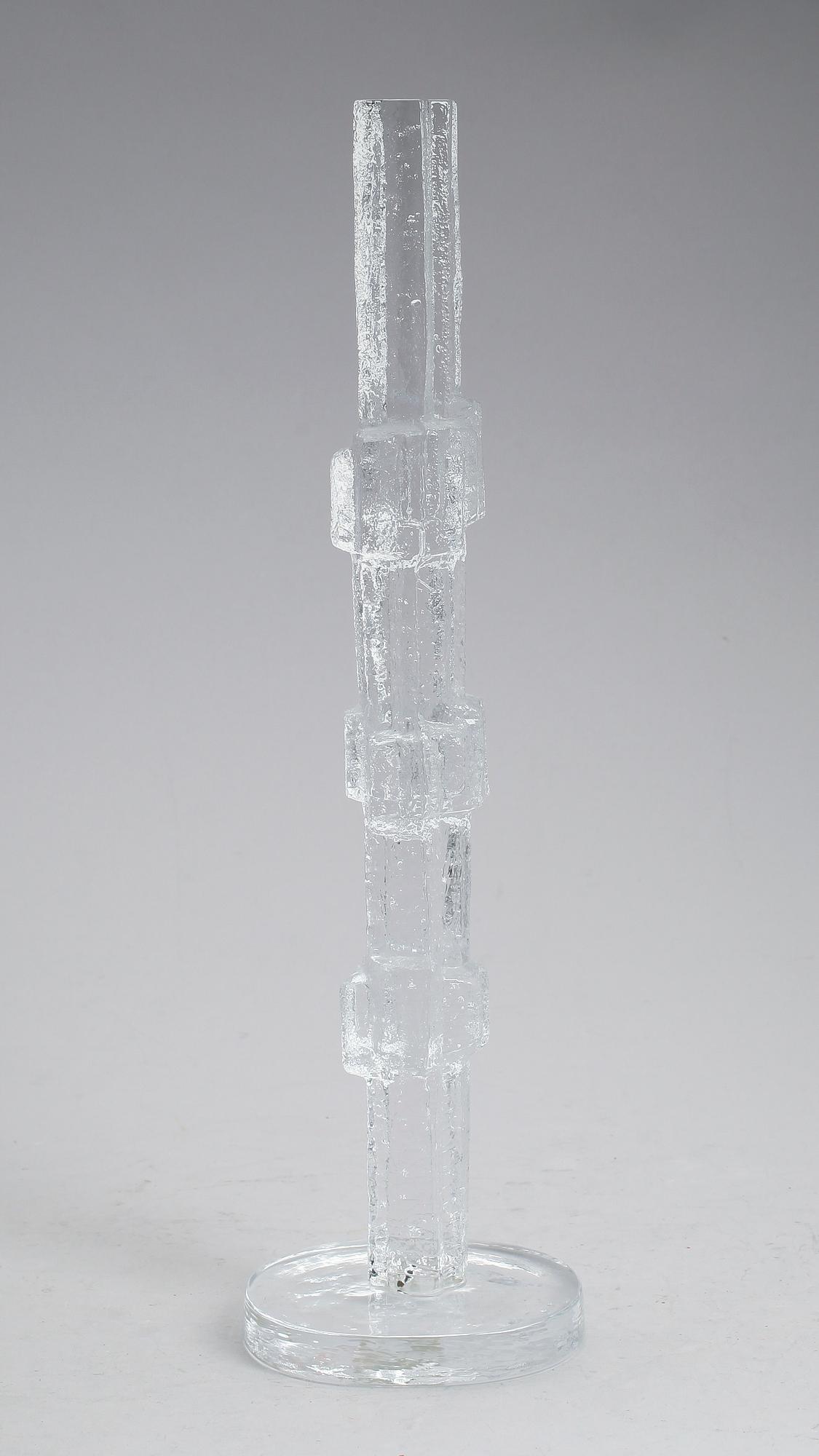 EDVIN ÖHRSTRÖM, skulptur, glas, Lindshammar 1988.