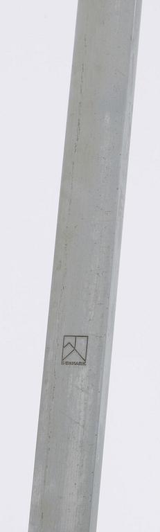 A Poul Kjaerholm 'PK-61' steel and glass sofa table, E Kold Christensen, Denmark.