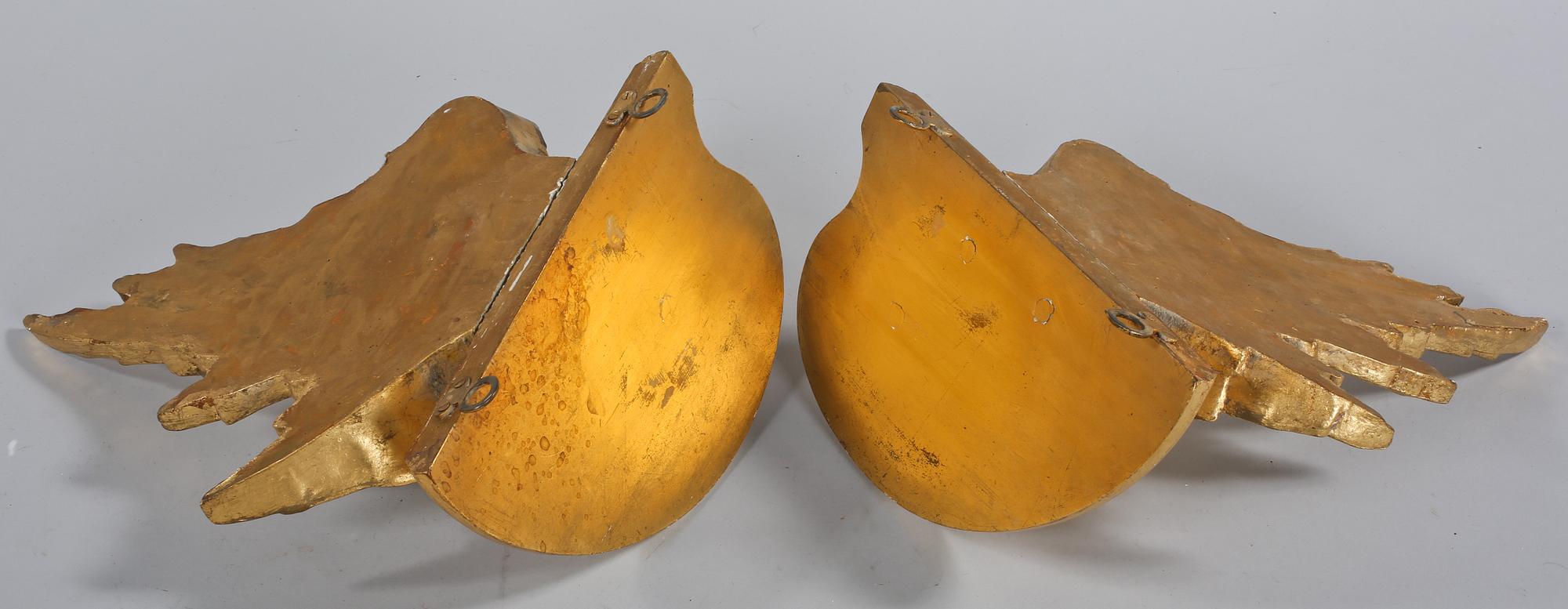 KONSOLHYLLOR, ett par, 1900-tal.