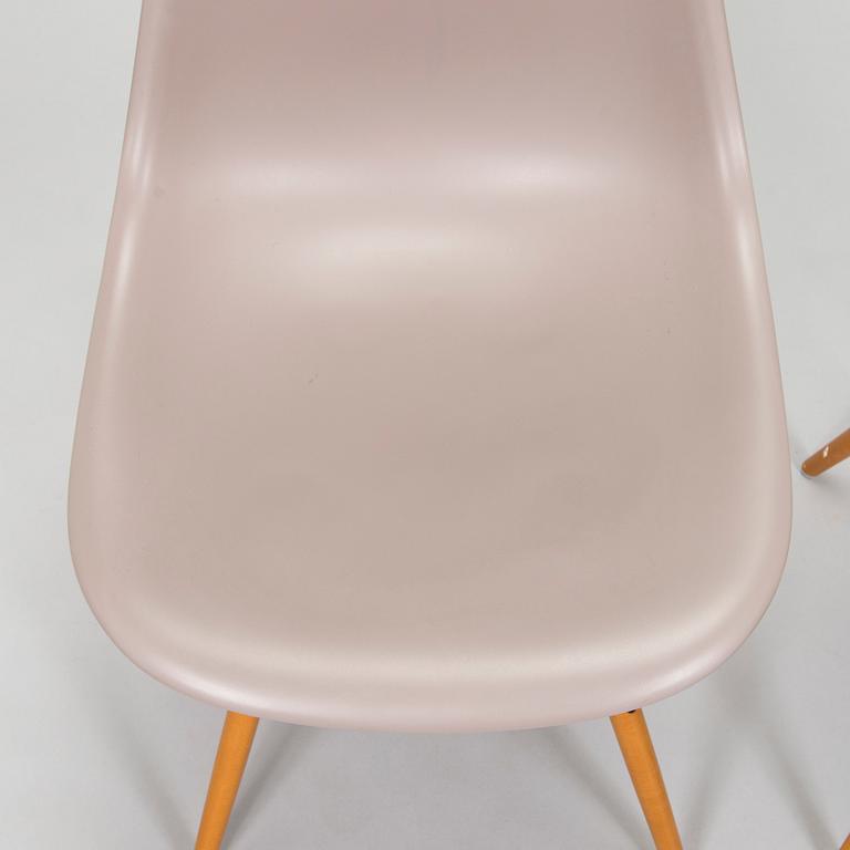 Charles & Ray Eames, stolar, 6 st, "Plastic Chair DSW", Vitra.