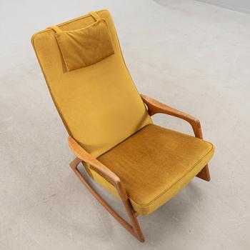 Rocking chair "Vide" by Bröderna Andersson Ekenässjön, 1960s.