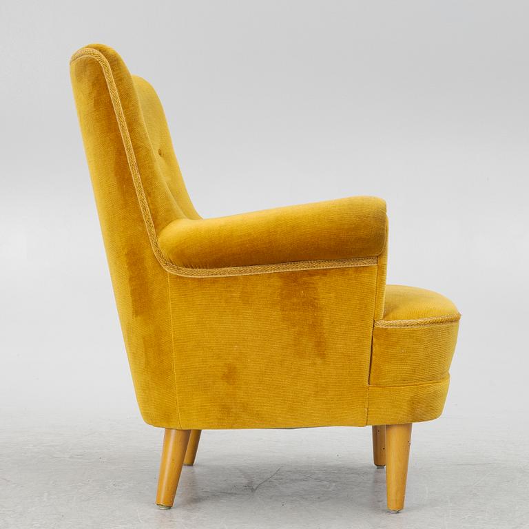 Carl Malmsten, fåtölj, "Hemmakväll", OH Sjögren, 1900-talets andra hälft.