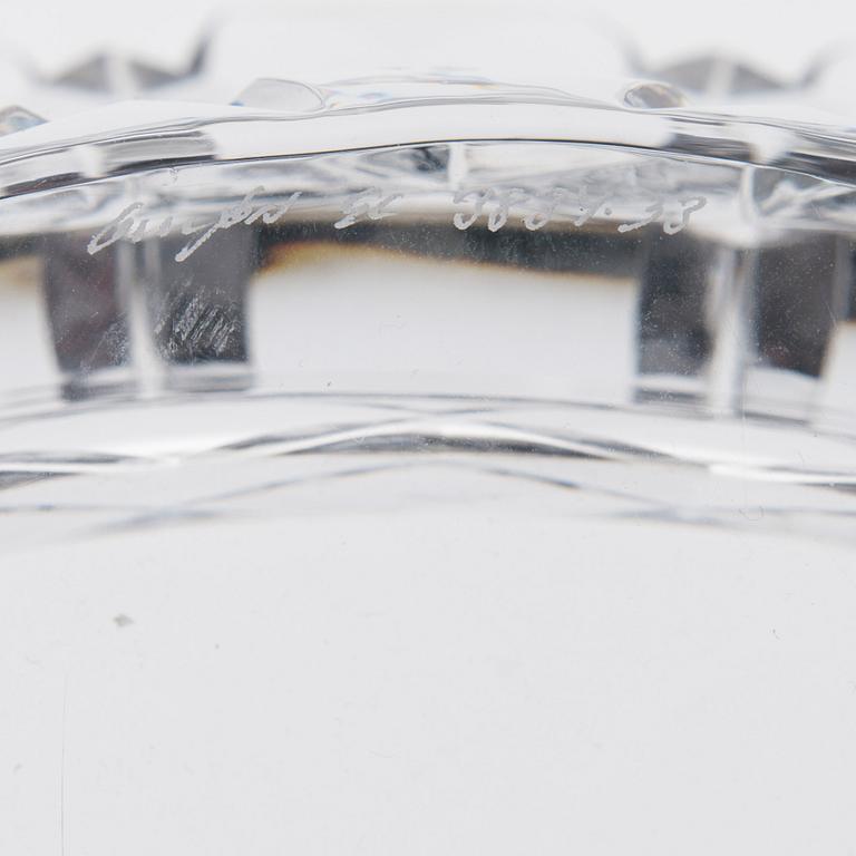 GUNNAR CYRÉN, KRISTALLSKÅL. Sofiero. Sign Orrefors Gc 3834-33. Formgiven 1961.