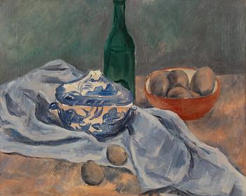 Tor Bjurström, Still Life with Apple on Plate.