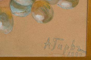 ALFRED ALEXANDROVICH GIRV, akvarell på papper, signerad och daterad 1899.