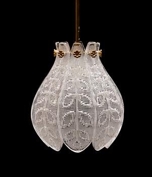 TAKLAMPA, Orrefors. H 70.