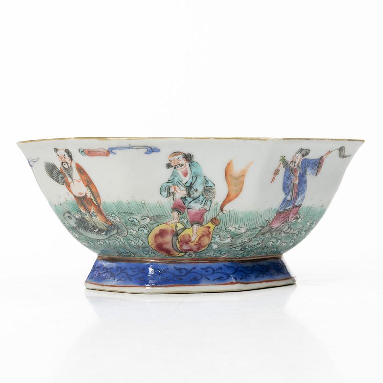 Skål, porslin, Kina, Qingdynastin, 1800-tal.