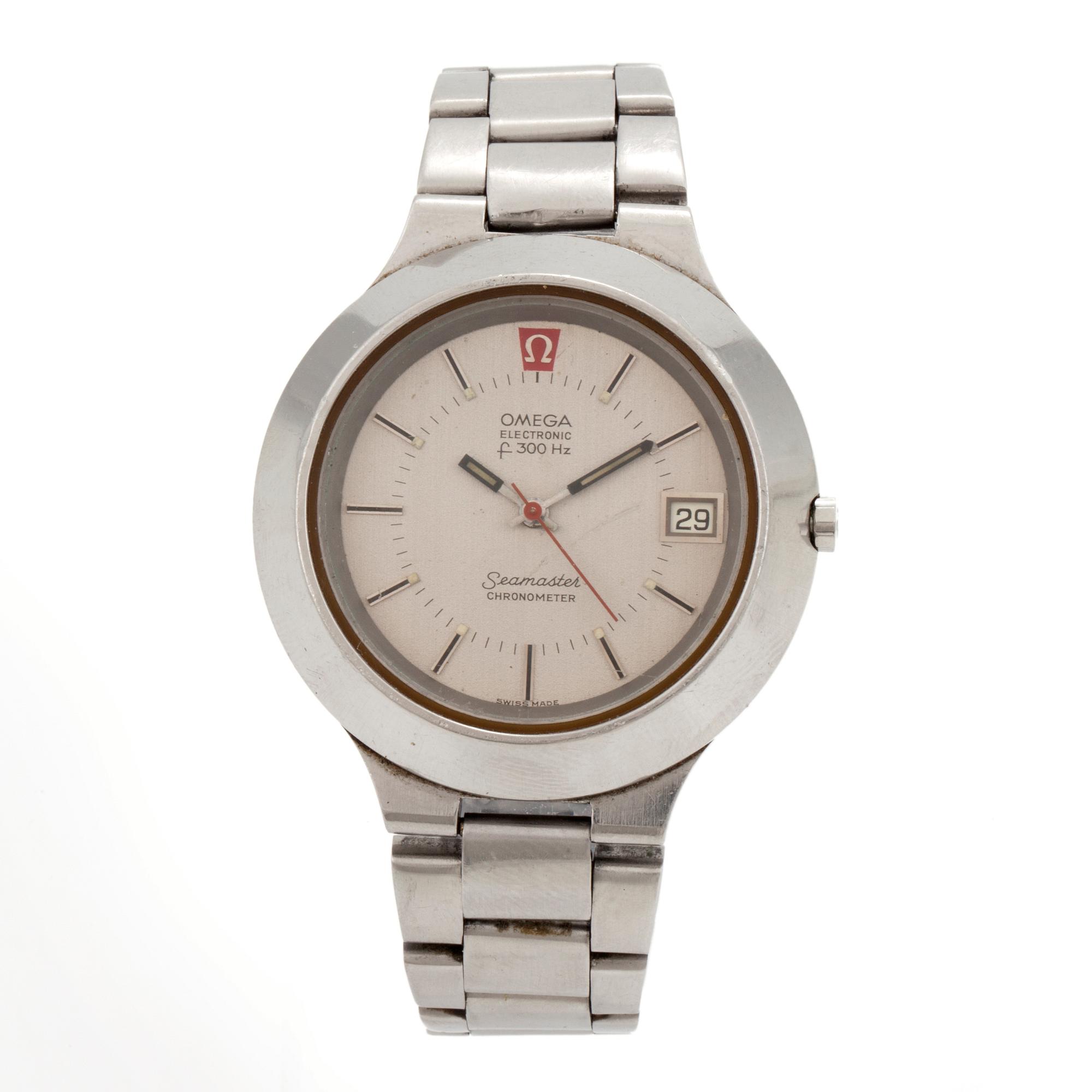 OMEGA, Seamaster, Electronic (f 300 HZ), Chronometer, wristwatch, 41,5 mm,