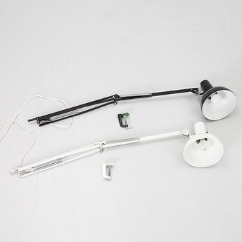 Louis Poulsen, Desk lamps, 2 pcs, Denmark.
