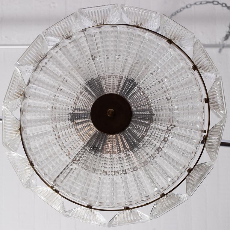 Carl Fagerlund, taklampa, Orrefors, 1900-talets andra hälft.